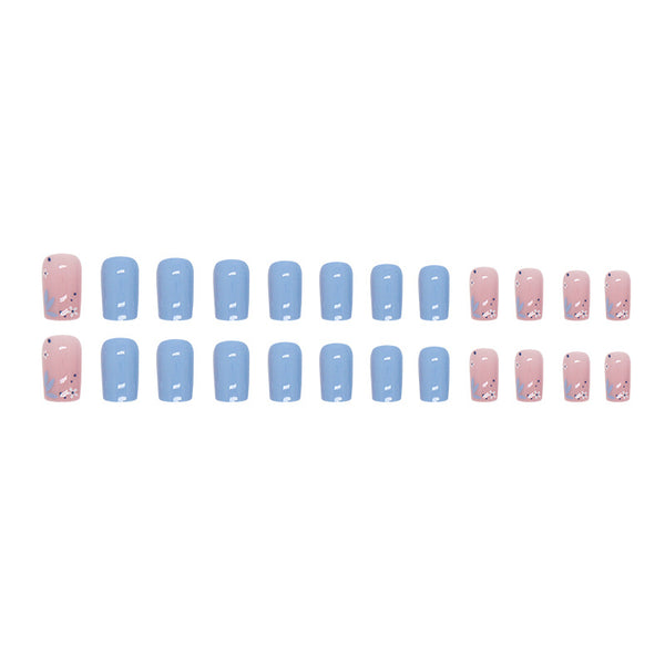 12 Sizes-24 Pcs Press On Nails W655
