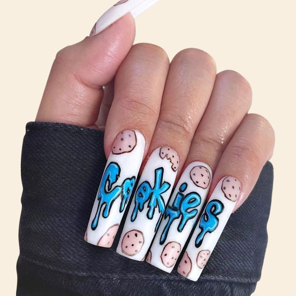 12 Sizes-24 Pcs Press On Nails JP1169