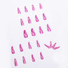 12 Sizes-24 Pcs Press On Nails JP1067