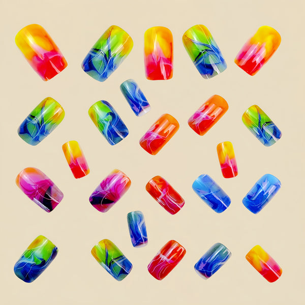 12 Sizes-24 Pcs Press On Nails Y983