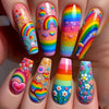 12 Sizes-24 Pcs Press On Nails Y575