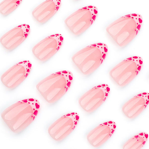 12 Sizes-24 Pcs Press On Nails JP3630