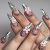 12 Sizes-24 Pcs Press On Nails JP4110
