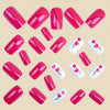 12 Sizes-24 Pcs Press On Nails Y1636