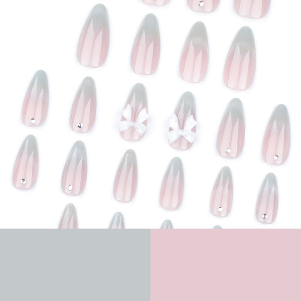 12 Sizes-24 Pcs Press On Nails JP3445