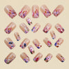 12 Sizes-24 Pcs Press On Nails Y1511