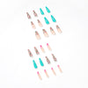 12 Sizes-24 Pcs Press On Nails JP1406