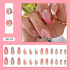 12 Sizes-24 Pcs Press On Nails W194