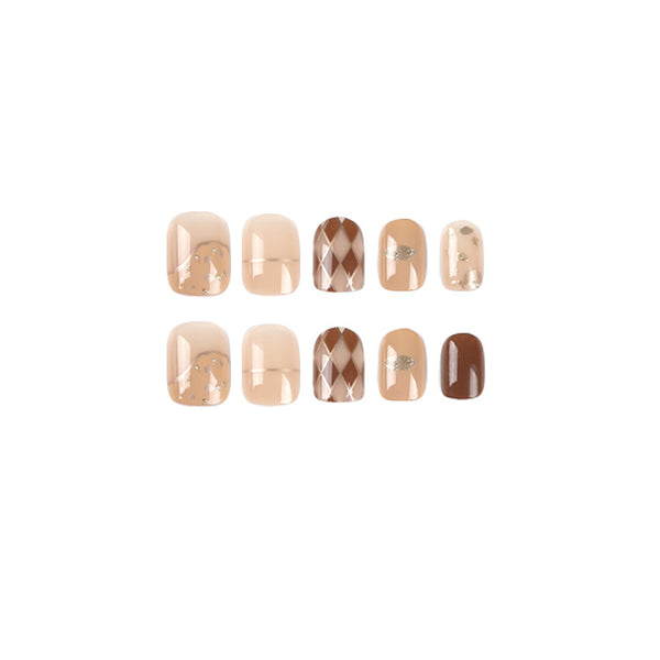 12 Sizes-24 Pcs Press On Nails JP2126