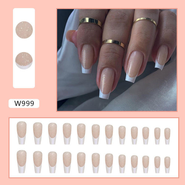 12 Sizes-24 Pcs Press On Nails W999