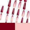 12 Sizes-24 Pcs Press On Nails JP3081