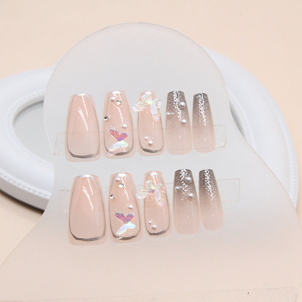 12 Sizes-24 Pcs Press On Nails Z838