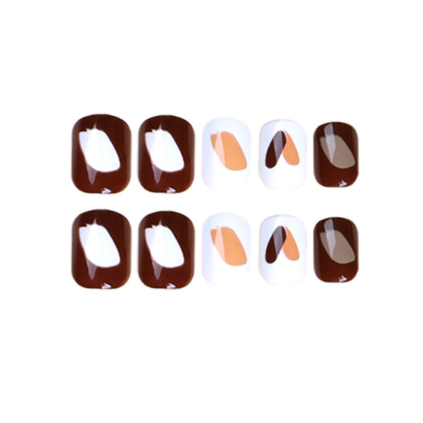 12 Sizes-24 Pcs Press On Nails JP1546