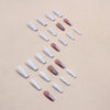 12 Sizes-24 Pcs Press On Nails W1092