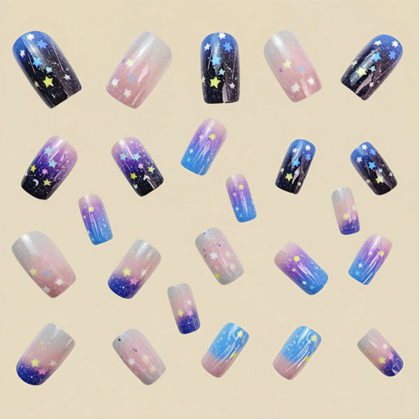 12 Sizes-24 Pcs Press On Nails Y632