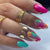 30 Pcs Press On Nails W1708
