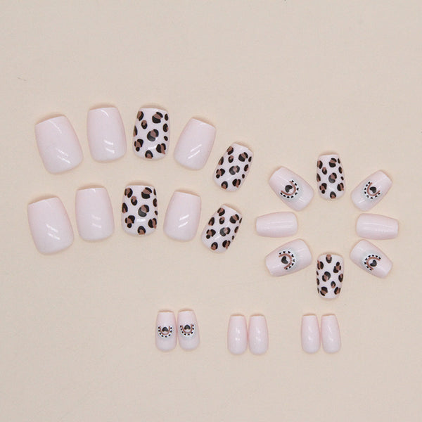 12 Sizes-24 Pcs Press On Nails W591