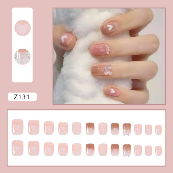 12 Sizes-24 Pcs Press On Nails Z122