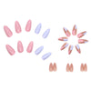 12 Sizes-24 Pcs Press On Nails W118