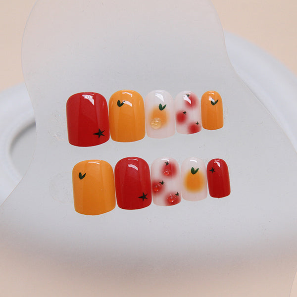 12 Sizes-24 Pcs Press On Nails Z853