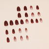 12 Sizes-24 Pcs Press On Nails W1502