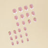 12 Sizes-24 Pcs Press On Nails D003