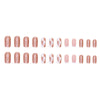 12 Sizes-24 Pcs Press On Nails W1516