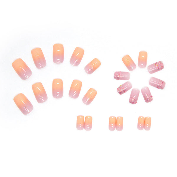 12 Sizes-24 Pcs Press On Nails W191