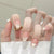 12 Sizes-24 Pcs Press On Nails Z760