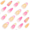 12 Sizes-24 Pcs Press On Nails JP3649