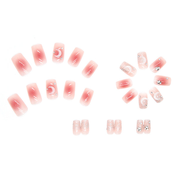 12 Sizes-24 Pcs Press On Nails Z488