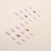 12 Sizes-24 Pcs Press On Nails W295