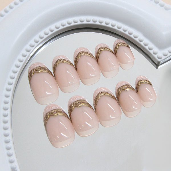 12 Sizes-24 Pcs Press On Nails W1892