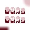 12 Sizes-24 Pcs Press On Nails C767