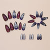 12 Sizes-24 Pcs Press On Nails W1831