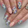 12 Sizes-24 Pcs Press On Nails C887