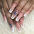 12 Sizes-24 Pcs Press On Nails JP1725
