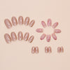 12 Sizes-24 Pcs Press On Nails W1739