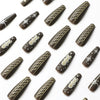 12 Sizes-24 Pcs Press On Nails JP1907