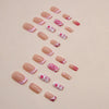 12 Sizes-24 Pcs Press On Nails W1259