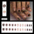 12 Sizes-24 Pcs Press On Nails W2019