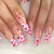 12 Sizes-24 Pcs Press On Nails JP1620