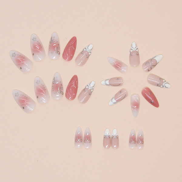 12 Sizes-24 Pcs Press On Nails Z862