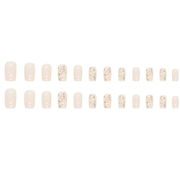 12 Sizes-24 Pcs Press On Nails W671