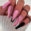 12 Sizes-24 Pcs Press On Nails W1299