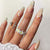 12 Sizes-24 Pcs Press On Nails W426
