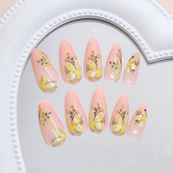 12 Sizes-24 Pcs Press On Nails W1937