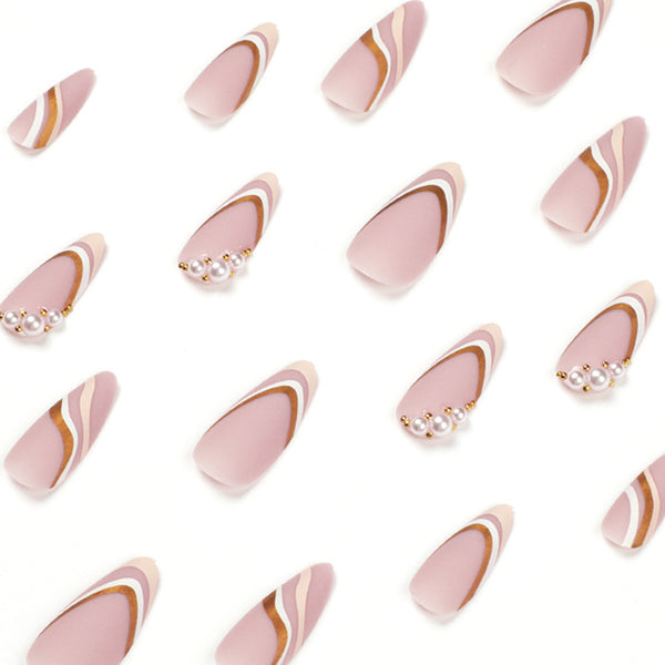 12 Sizes-24 Pcs Press On Nails JP1799