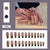 12 Sizes-24 Pcs Press On Nails W001
