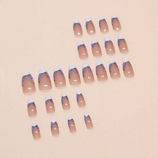 12 Sizes-24 Pcs Press On Nails W1700